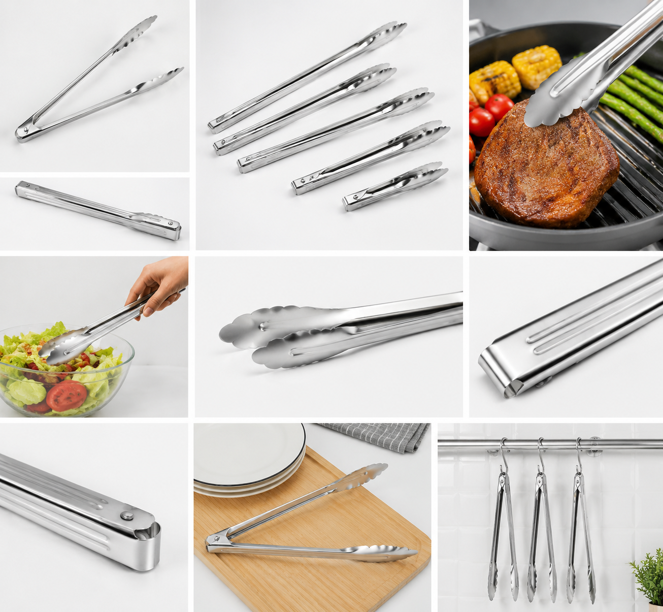 Kitchenware - Stainless Steel Tongs