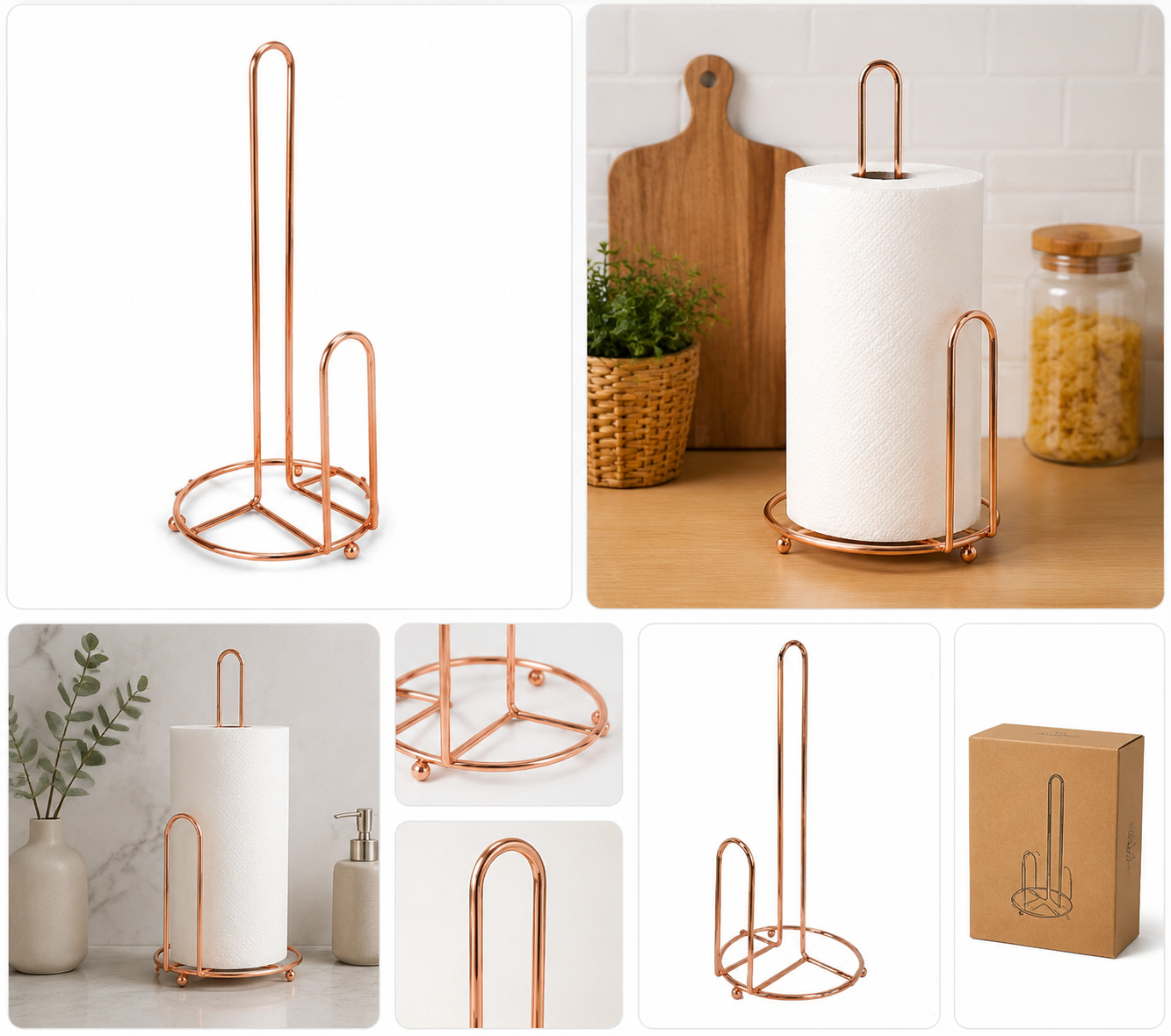 Paper Towel Holder - Copper